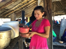 Mujer de la comunidad 'Nuevo Perú' del Pueblo Achuar del Pastaza, comunidad 'Nuevo Perú' / Créditos: Isabel López Meza (FENAP-IIDS)